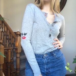 Lisa Todd Detail Grey Longsleeve